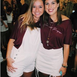 Size S lucky brand white overalls